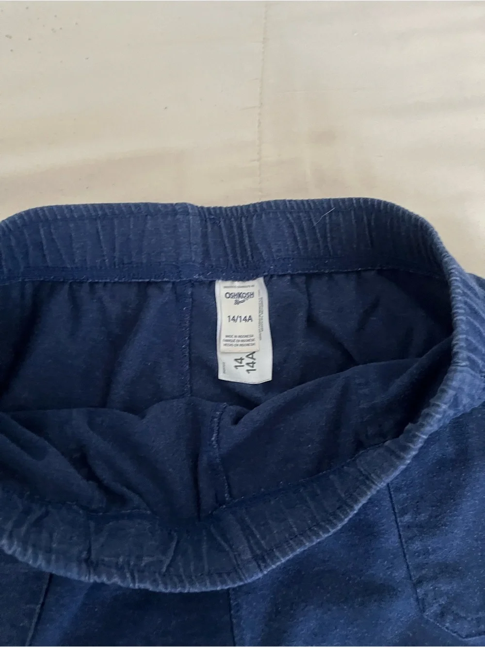 OshKosh B'gosh Dark Blue Pull-On Kids Shorts